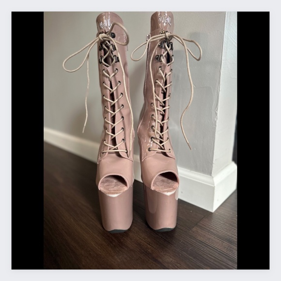 Hella Heels LipKit Open Toe Boot - Boujee - 8 INCH - Picture 6 of 10